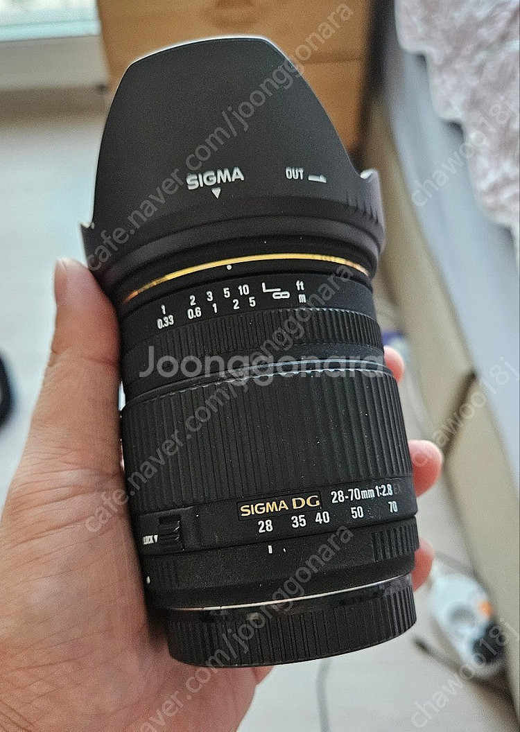 시그마 28-70 f2.8 ex dg 캐논마운트 팝니다...--0