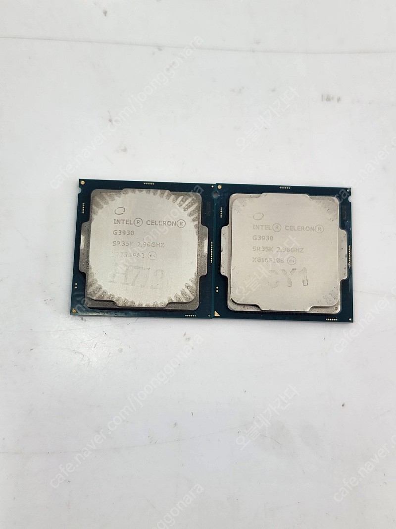 G3930 7세대 셀러론 2개팔아요 | CPU/메인보드 | 중고나라