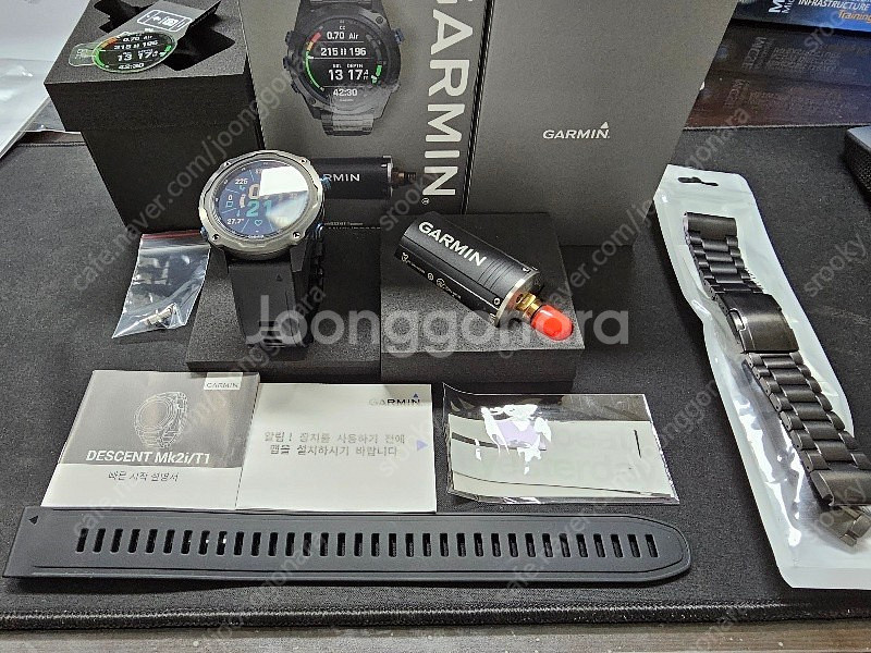 가민 디센트 티타늄 MK2i + 미사용 트렌스미터--1