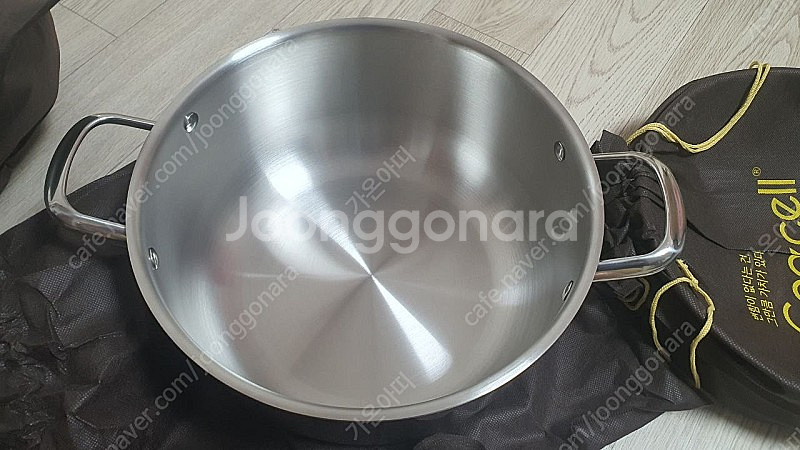 쿡셀 곰솥(찜솥) 28cm 9L 새상품 팝니다.--0