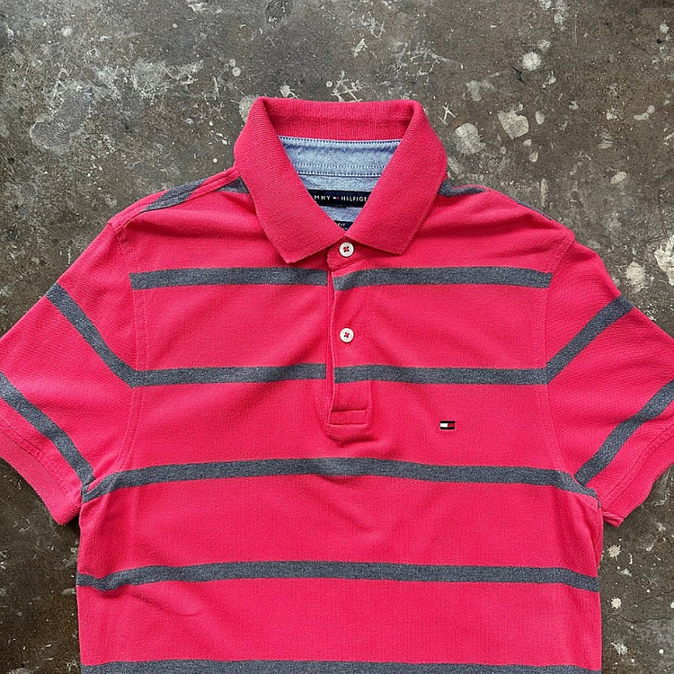 95) 타미힐피거 여성 반팔 카라티셔츠 이미지