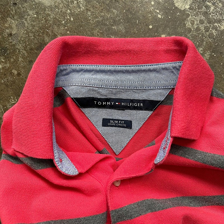95) 타미힐피거 여성 반팔 카라티셔츠 이미지