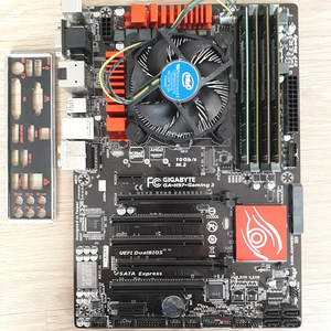 pc 컴퓨터 데스크탑 i5-4690 h97 ddr3 16g cpu 메인보드 램 세트