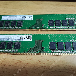 [삼성전자] 삼성 DDR4 8GB PC4-25600 신품 2개 판매합니다