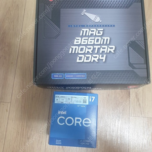 i7-12700f msi b660m CPU 보드 세트