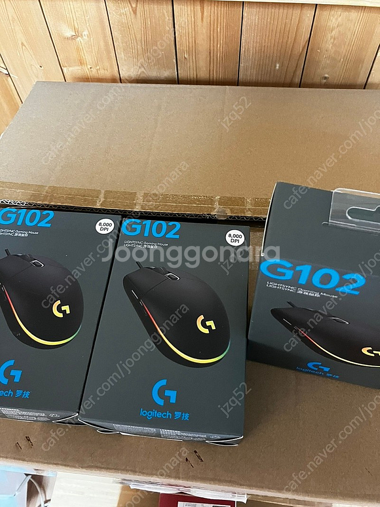 로지텍 G102 정품박스 미개봉 판매합니다.--0