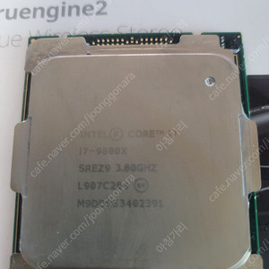 인텔 intel i7-9800X Cpu