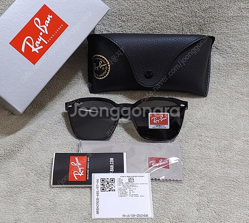 레이벤 선글라스 RB4392D 601/87 새상품 팝니...--0