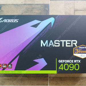 지포스 RTX 4090 AORUS MASTER (미개봉)