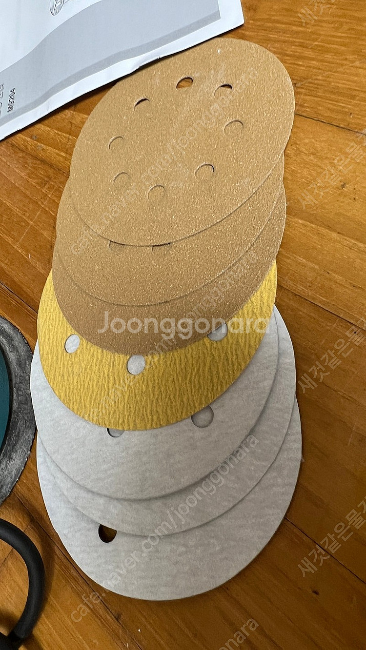 마끼다 정품 원형 125mm 샌딩기 샌더기 사포--8
