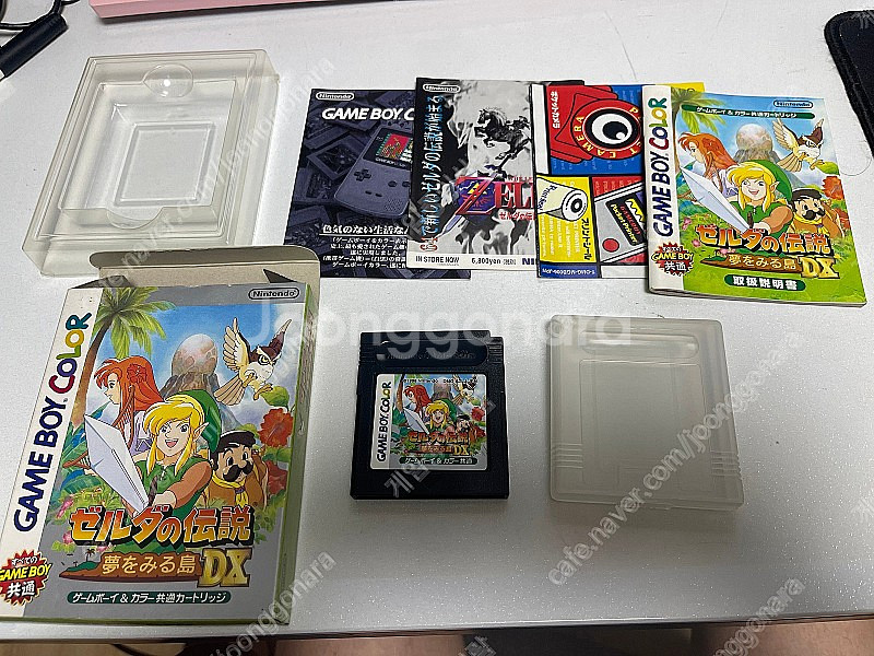 GBC 젤다의전설 꿈꾸는섬DX 곽팩 팝니다--0