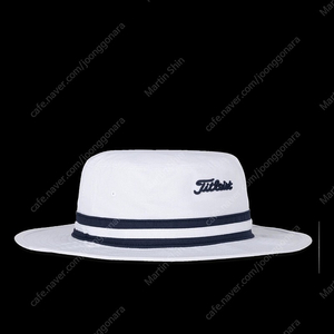 타이틀리스트 코튼 스트라이프 버킷모자 / Titleist cotton stripe bucket hat