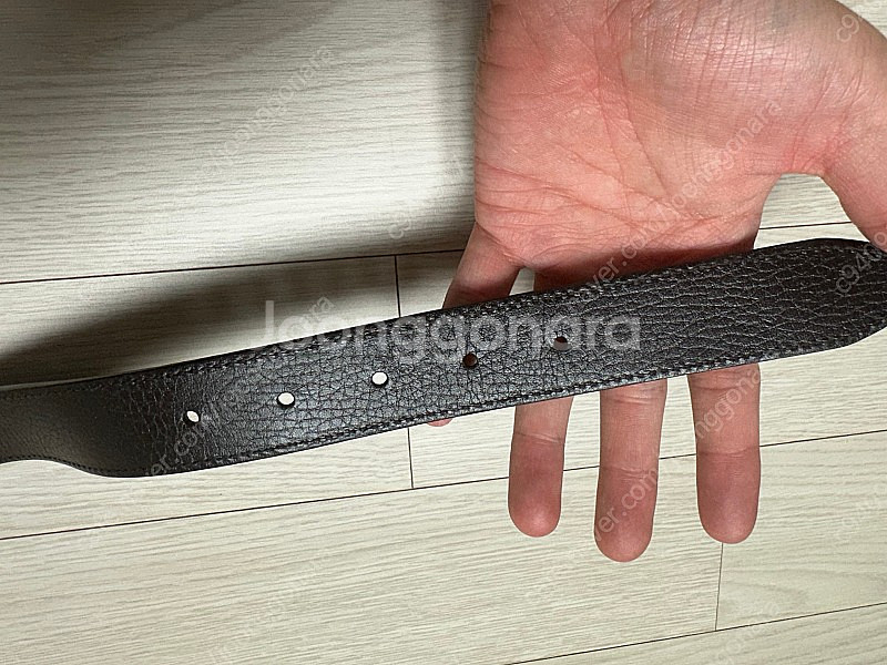 구찌 더블G 버클 리버서블 벨트 85cm--5