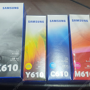 미개봉 삼성 정품잉크세트(흑백1+컬러3) INK-K610 팝니다 (SL-T1670W T1672W T1673W J1560)