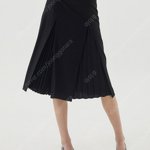 해바이해킴 샘플세일 스커트 PLEATS LAYERED SKIRT_BLACK