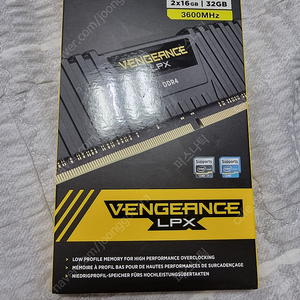 Corsair 벤전스 LPX 32GB (2 X 16GB) DDR4 3600 (PC4-28800) C18 데스크탑 메모리 블랙