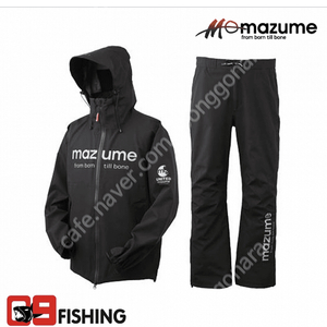 마즈메 낚시복 레인슈트 바람막이 세트 A급 S사이즈