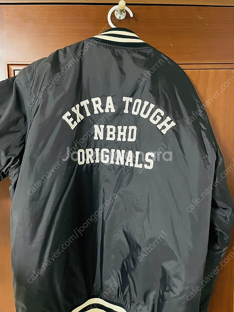 네이버후드 15aw bb자켓 블랙 xl 판매--4