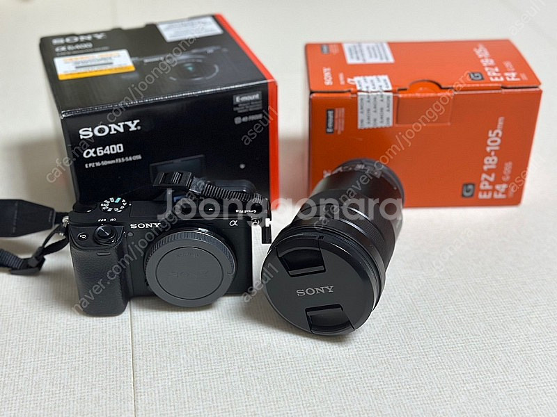 판매] 소니 a6400 18-105g, 배터리 5개 상...--1