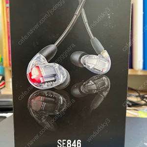 Shure 슈어 se846과 커스텀 케이블 판매합니다