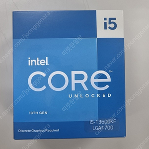 미개봉) 인텔 CPU i5-13600KF 정품 팝니다.