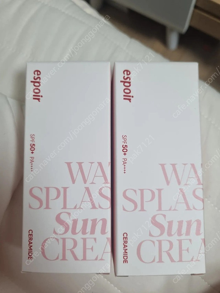 에스쁘아 워터스플래쉬 선크림 세라마이드60ml 이미지