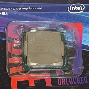 인텔 CPU 8세대 i7 8700K 커피레이크 팝니다.