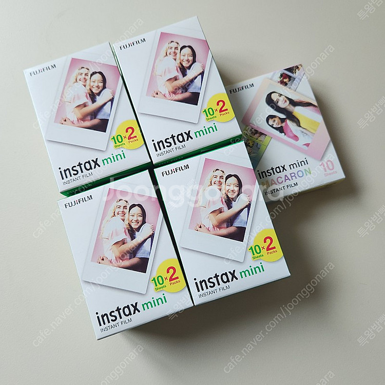 인스탁스 미니 필름 90매 (기본80매+마카롱10매)--2
