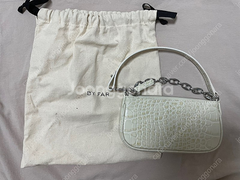 바이파 미니 레이첼 레더 숄더백 크림색--0