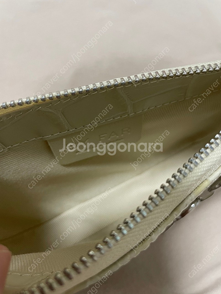 바이파 미니 레이첼 레더 숄더백 크림색--4