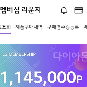 엘지(LG)전자 맴버쉽 포인트 판매합니다