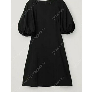 코스 퍼프 드레스(COS A-LINE DRAWCORD PUFF SLEEVE DRESS) 새상품