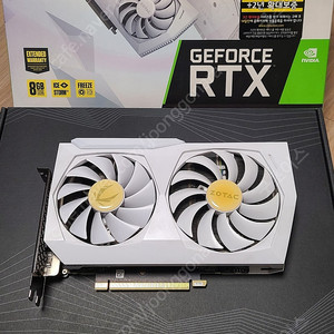 ZOTAC 조탁 조텍 GAMING 지포스 RTX 3070 TWIN Edge OC D6 8GB White 화이트 그래픽카드