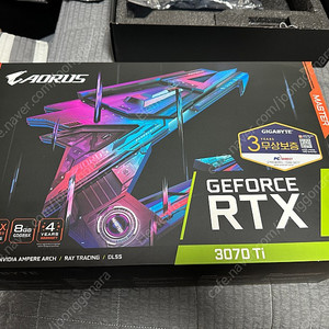 GIGAGYTE AORUS MASTER RTX 3070Ti 어로스마스터 어마