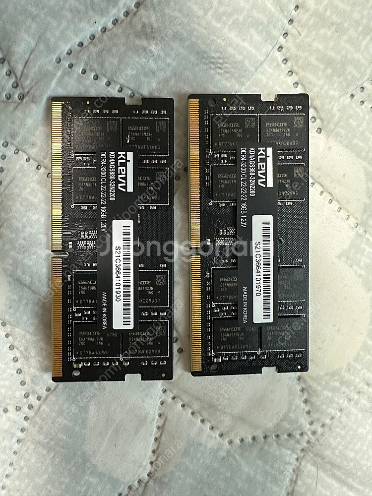 노트북 램 ddr4 16기가 개당 3만원--0