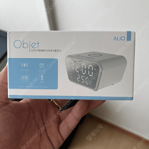 ALIO 오브제 LED시계 & 멀티고속무선 충전기 [새상품]