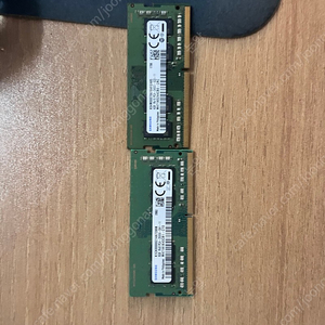 노트북용 삼성DDR4 PC4-2666V 8기가 램, 삼성DDR3 PC4-2400T 4기가 램 팝니다