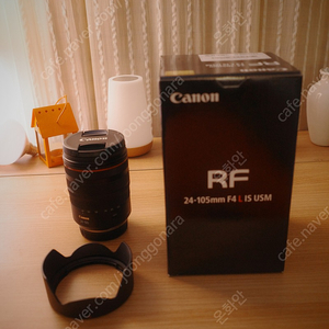 캐논 RF 24-105mm F4 L 줌렌즈 팝니다 (민트급, 보증 남음) + H&Y UV 필터