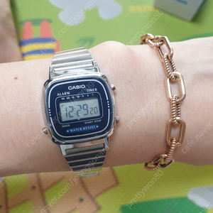 CASIO 카시오 여성 전자 메탈시계 (새상품)