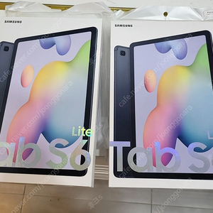 갤럭시탭 s6 라이트 lite 128G S급 비닐 그대로 있음