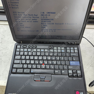 골동품 ibm r32 노트북