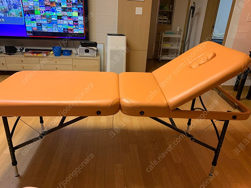 속눈썹베드, 마사지베드, 반영구베드 3단 접이식 미용 베드--0