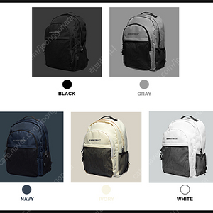 [새제품] BLACK LABEL BACKPACK 얼모스트블루(필통포함) 네이비