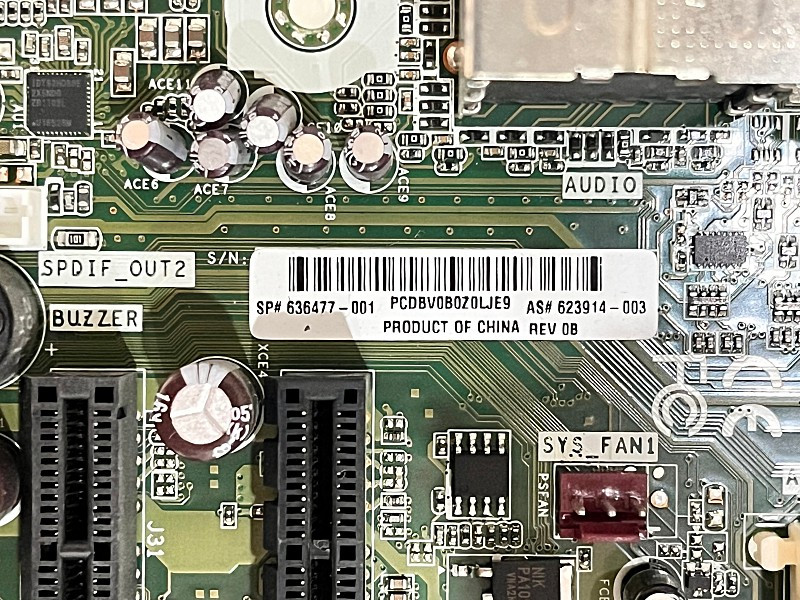 HP Pavilion Slimline H67 메인보드 i5-2300 CPU 포함 윈도우10 자동인증(2만원) 이미지