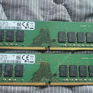 삼성램 DDR4 16GB 2개 팝니다