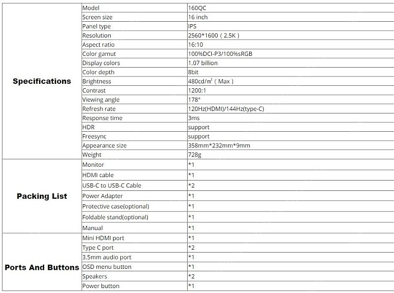 포터블 모니터 16인치--6