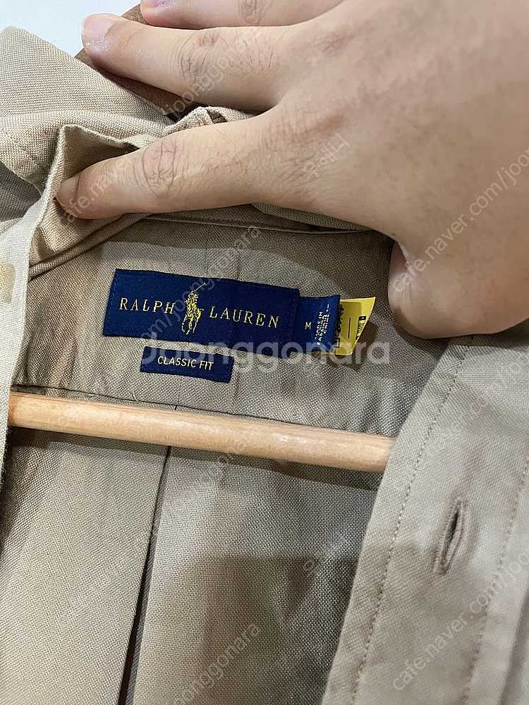 폴로 랄프 로렌 클래식핏 옥스포드 셔츠 서레이탄 M 팝...--2
