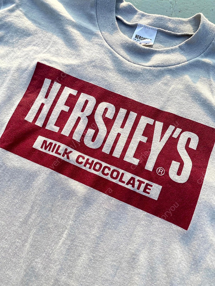 80's 빈티지 HERSHEY'S 싱글 스티치 티셔츠 M(95) 이미지