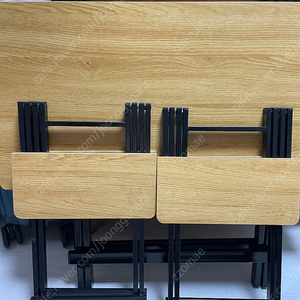 까사마루 오드리 접이식테이블 세트 800 (테이블+의자2)/캠핑테이블