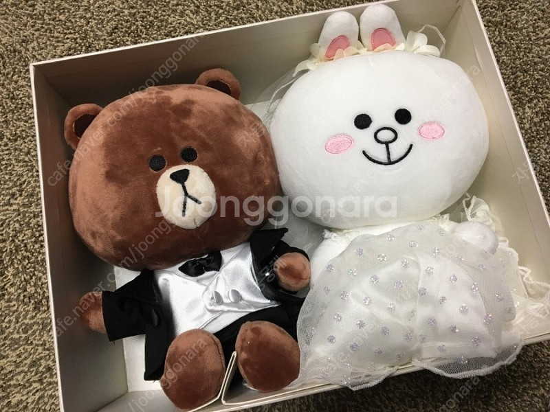 [구매원해요] 라인프렌즈 브라운 코니 브라이덜 웨딩 에...--1